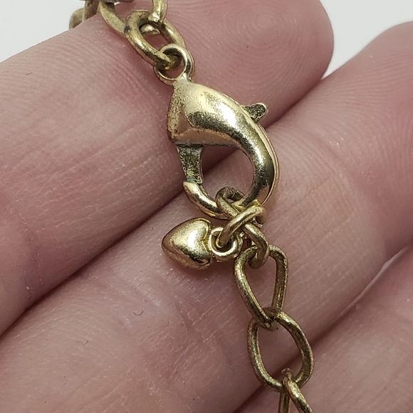 Stunning Ruby Red Tear Drop & Square Gold Statement Necklace - Picture 3 of 8